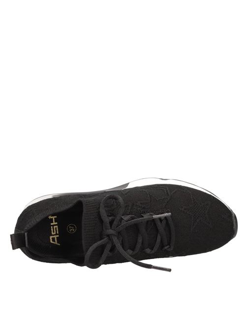 Sneakers modello Lucky in tessuto elasticizzato ASH | LUCKY STAR STAR KNITNERO